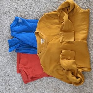 3 thermal long sleeve shirts